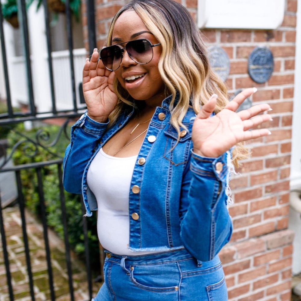 Denim Chain Jacket